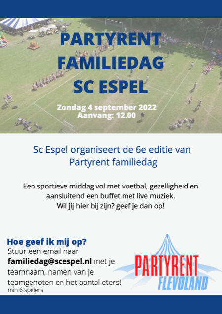Familiedagtoernooi | 4 september