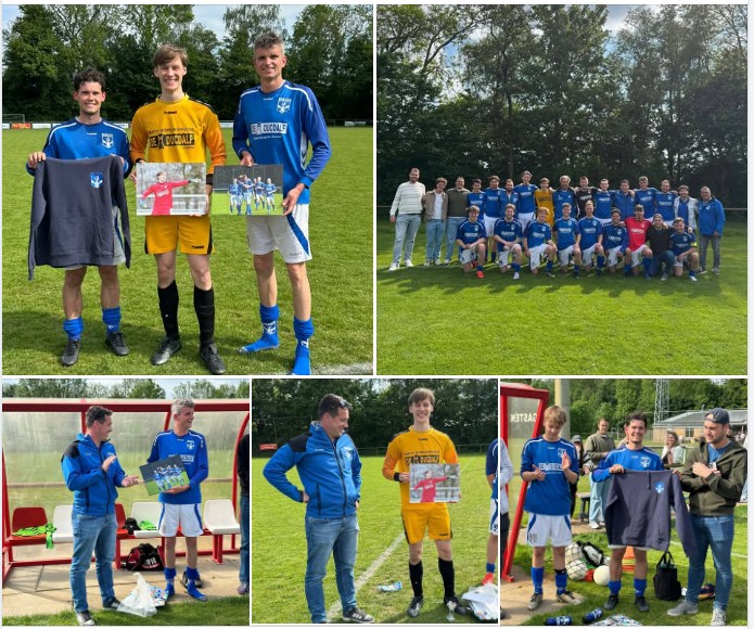 Afscheid 1e elftal spelers